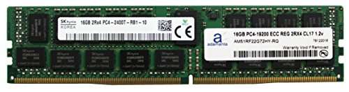 Adamanta 16GB (1x16GB) Server Memory Upgrade Compatible for Lenovo ThinkServer SD350 Hynix Original DDR4 2400MHZ PC4-19200 ECC Registered Chip 2Rx4 CL17 1.2v DRAM RAM