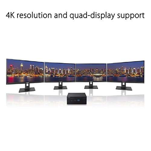 ASUS Mini PC PN51 ultracompact Barebone Mini pc with AMD Ryzen 7 5700U Processor, Supports up to 64 GB DDR4 RAM, M.2 1 SSD, Windows 10 Pro and Dual USB 3.2 Gen 2 Type-C, Black 3