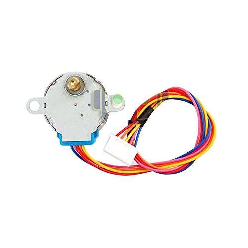 DEVMO 1set 28BYJ-48 Geared Stepper Motor + ULN2003 Driver Test Module Board DC 5V Compatible with Ar-duino 3