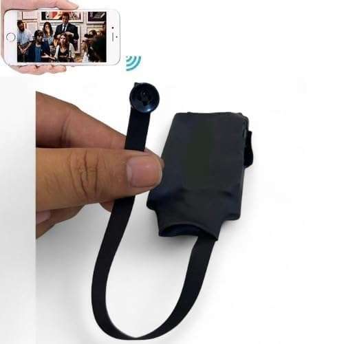 MuskOng 4K Mini WiFi Security Camera | Button Style Indoor Camera | Works with & Without WiFi | Motion Detection | SD Card Support up to 128GB | Mobile App View 3