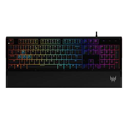 Acer Predator Aethon 100 Gaming Keyboard: Floating Keycaps Design - Anti-Ghosting for 19 Keys - UV Coated ABS Keycap - 16.8M RGB Colors + Six Lighting Effects 1