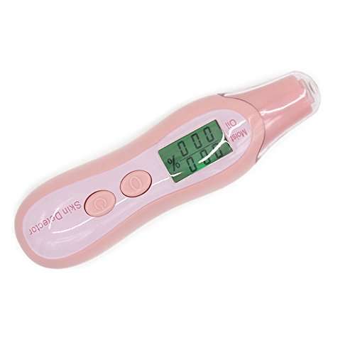 LCD Digital Facial Skin Moisture Oil Sensor Tester Analyzer Fluorescer Detector Machine With LED Backlight Indicator 5