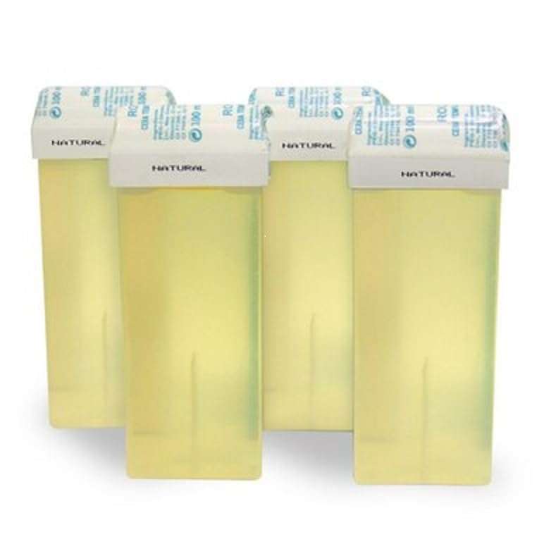 Brazcare Roll On Honey Hair Removal Wax Cartridge - 3.3 fl. Oz/100 ml - Case of 56 cartridges 1