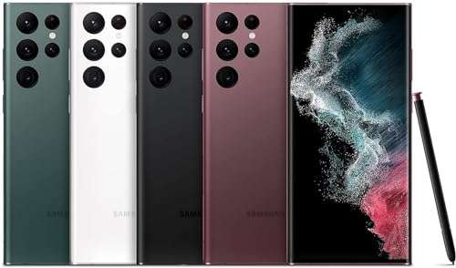 SAMSUNG Galaxy S22 Ultra 5G, US Version, 128GB, Green - T-Mobile (Renewed) 4