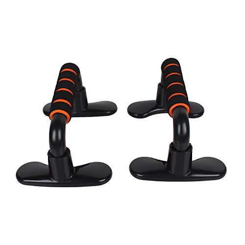 Strauss Turtle Push Up Bar, Pair(Black/Orange) 4