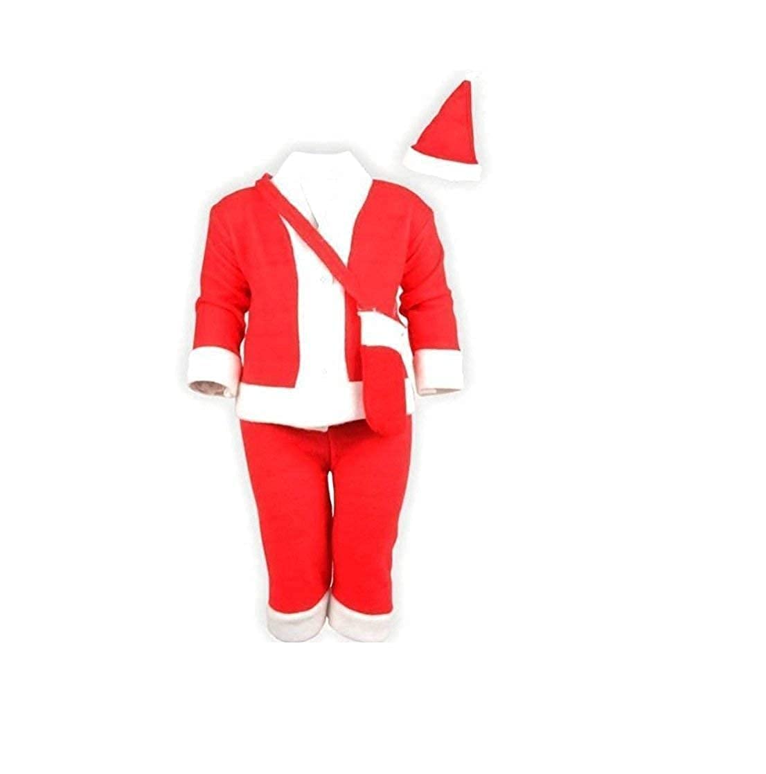 SK Craft Santa Claus Dress for Kids, Santa Claus Dress for Baby Girl & Baby Boy| Christmas Costume Dress Size 1 - Red (Age 6 Month to 1 Year Old Baby) 1