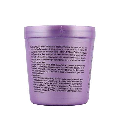 De Organique Anti Hair Fall FIXXME Smoothing & Hydrating Masque Men & Women (300 G) 3