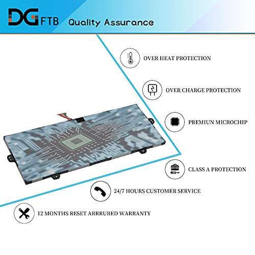 AA-PBTN4LR Laptop Battery for Samsung 9 Pro NP940X3M NP940X3M-K01US NP940X3M-K02US NP940X3N NP940X3N-K01 NP940X5M NP940X5M-X01US NP940X5N NP940X5N-X01US NT930SBE NT950SBE NT950SBV 15.4V 3530mAh/54Wh 6