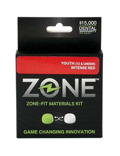 Zone-Fit Materials Kit. Replacement Putty only for ZONE mouthguards. (Youth, Intense Red) 1