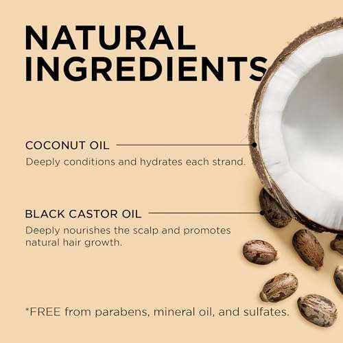 African Pride Black Castor Miracle Extra Hold Braid, Loc, Twist Gel - Extreme Hold Braiding Hair Gel, Edge Control & Tames Frizz, No Flake | Natural Ingredients, Black Castor & Coconut Oil | 12oz 3