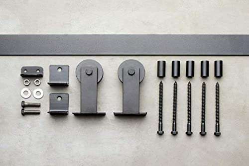 3000 Series Barn Door Hardware Finish: Black 1