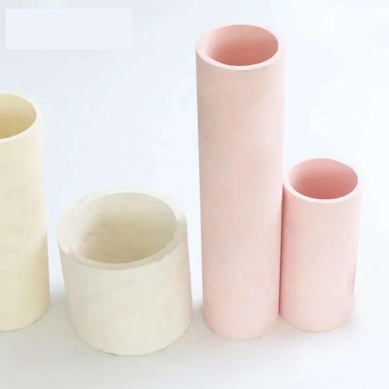 ZJgZmslcd 95 Ceramic tube Corundum tube Thermocouple temperature sensor Protective tube High temperature ceramic tube 1300 degrees(ID16mm OD22mm,L 350mm) 1