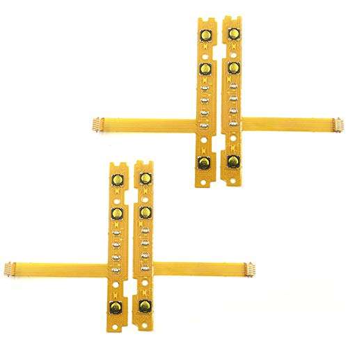 Onyehn 2 Pairs(SL+SR) Right and Left Flex CableButton Key,L/R Flex Cable Suit for Nitendo Switch NS/Switch OLED Joy Con Repair Part