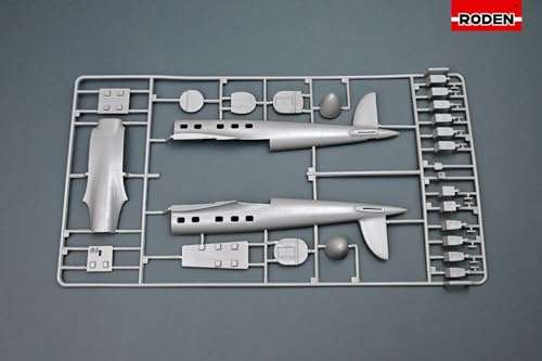 Roden He 111C German Civil Airliner Model Kit 4