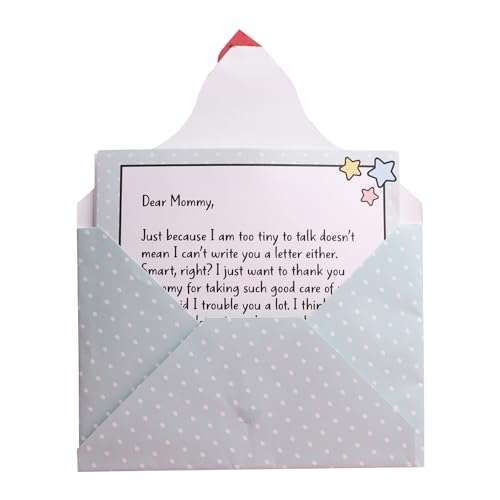 Oye Happy-Letter For New Mom-Best Message For Expecting Mothers,Mother's Day,Pack of 1 3