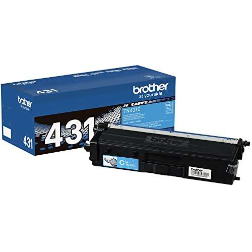 Brother Printer TN431C Standard Yield Toner-Retail Packaging , Cyan 1