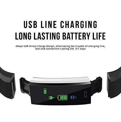 Smart Fitness Watch For Realme X7 Max 5G Original Sports Touchscreen Smart Watch Bluetooth 1.3" Smart watch LED with Daily Activity Tracker, Heart Rate Sensor, Sleep Monitor and Basic Functionality for All Boys & Girls Wristband - (URC, 1D-115, Black) 3