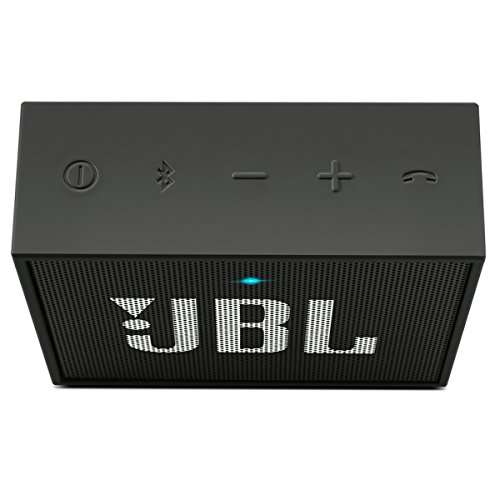 JBL Go, Wireless Portable Bluetooth Speaker with Mic, JBL Signature Sound, Vibrant color options, Bluetooth & AUX Connectivity (Black) 3