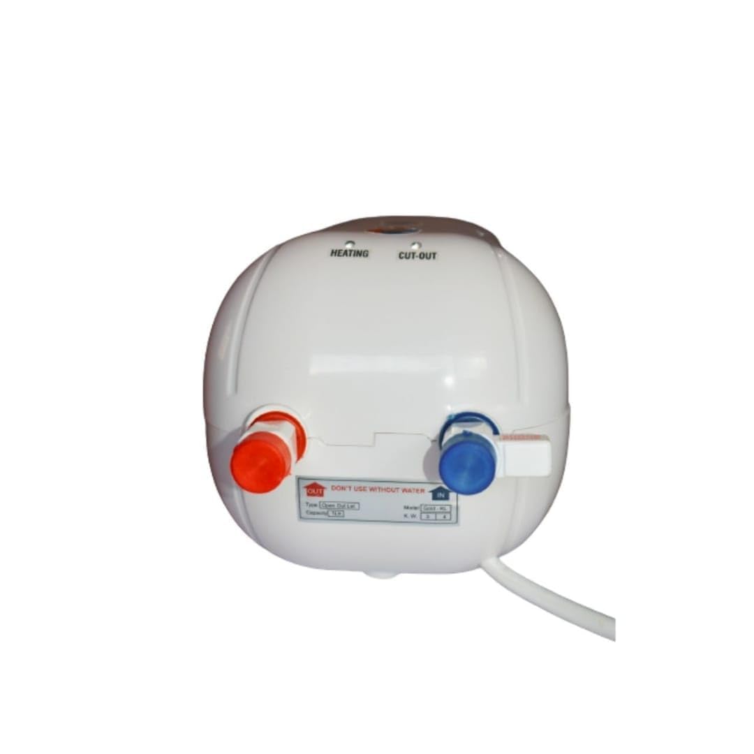 HOTLOCH Mini portable 1/1.5 Ltr Water Heater Storage Water Geyser (White, 4KW) 5