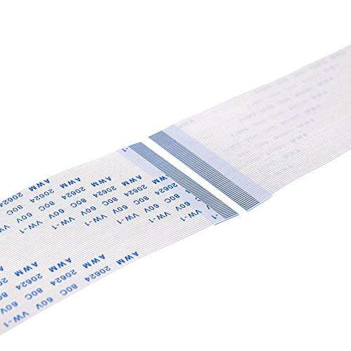 50 Pin 0.5mm Pitch 300MM Length flexible flat cable reverse direction Raspberry Pi Camera ffc cable (2-PCS) 4