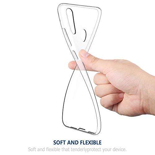 LuluMain Soft TPU Transparent Fit Protector Case for Xiaomi Redmi Note 7, Redmi Note7 Pro, Redmi Note 7S, Anti Slip, Scratch Resistant 4