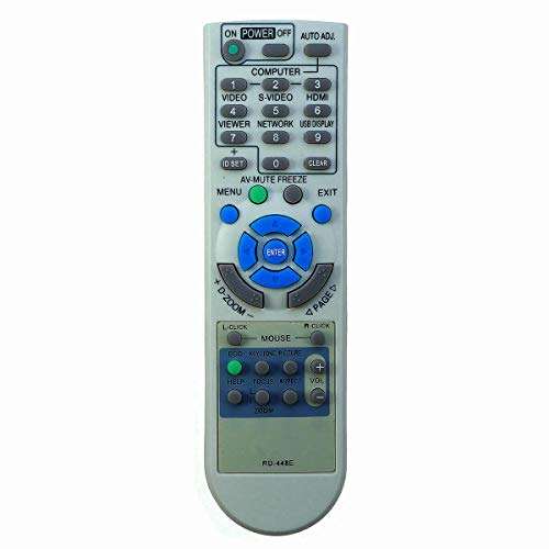 PROROK Remote Control RD-448E Compatible for NEC Projector M260W+, M300X+, ME300X+, M300XC, M300XS+, M300WS, M300WS, M300W+, M350X+, M350XC, M350XS+, M420X+ 1