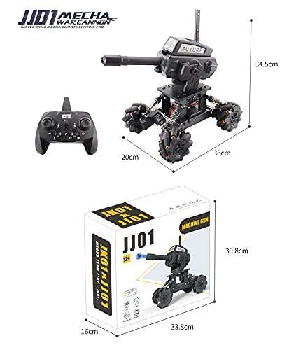 VANLINNY Robot Kits,360° Drifting RC Tank Toy,Science Projects for Ages 8-12,STEM Educational Kit for Beginner,10 mph Fast DIY Remote Control Car,Programmable/Rechargeable, for Birthday. 6