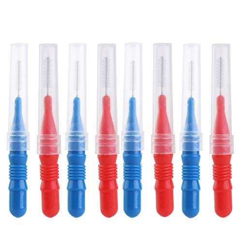 Artibetter 50Pcs Interdental Brush Toothpick Tooth Flossing Head Oral Hygiene Brush 1
