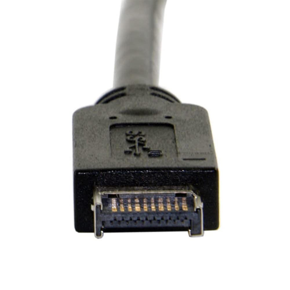 Connectors 20cm Connector Transfer Type-E to 20 Pin Front Panel Accessories USB 3.1 Adapter Cable Black Extension Long Motherboard - (Cable Length:) 3