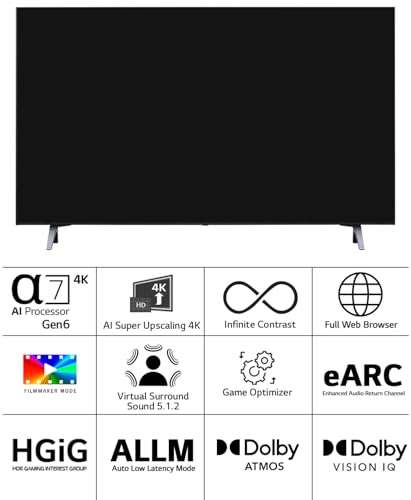 LG 139 cm (55 inches) 4K Ultra HD Smart OLED TV 55A3PSA (Rocky Black) 2