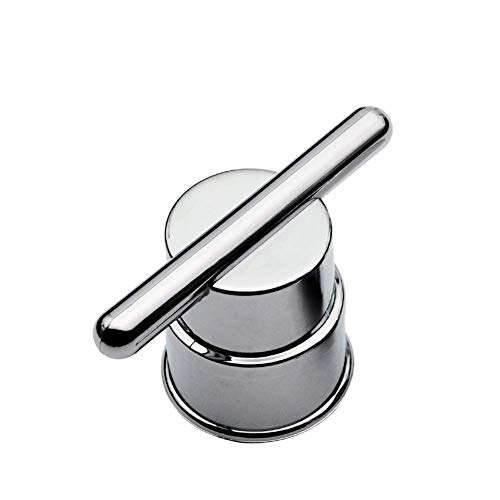 Dpprdl Door Handles Electroplated Plastic Single Hole Shower Room Accessories Door Knob Handles, for Interior Furniture Cabin, 2 (Color : Silver) 1