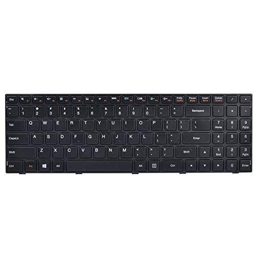 TravisLappy Keyboard for Lenovo Ideapad 100-14IBY, 100-15IBY 80MJ. P/No. 100-15, 300-15, 100-15IBY Black.