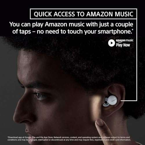 Sony LinkBuds Truly Wireless Earbud Headphones with an Open-Ring Design for Ambient Sounds and Alexa Built-in, Bluetooth Ear Buds Compatible with iPhone and Android, White 3