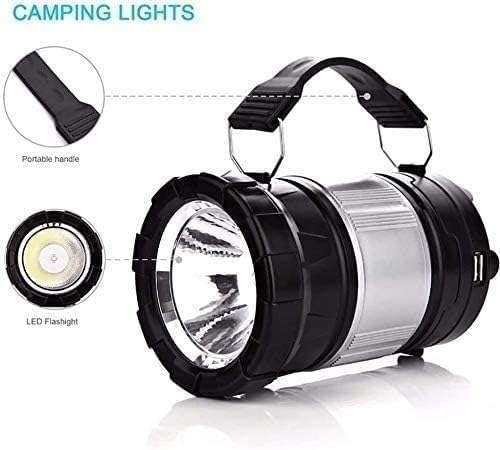 Lsrwhnyy High Lumens LED Flashlight USB Rechargeable Waterproof Ultra Bright Flash Light Torch for Outdoor Camping Hiking Cycling 4