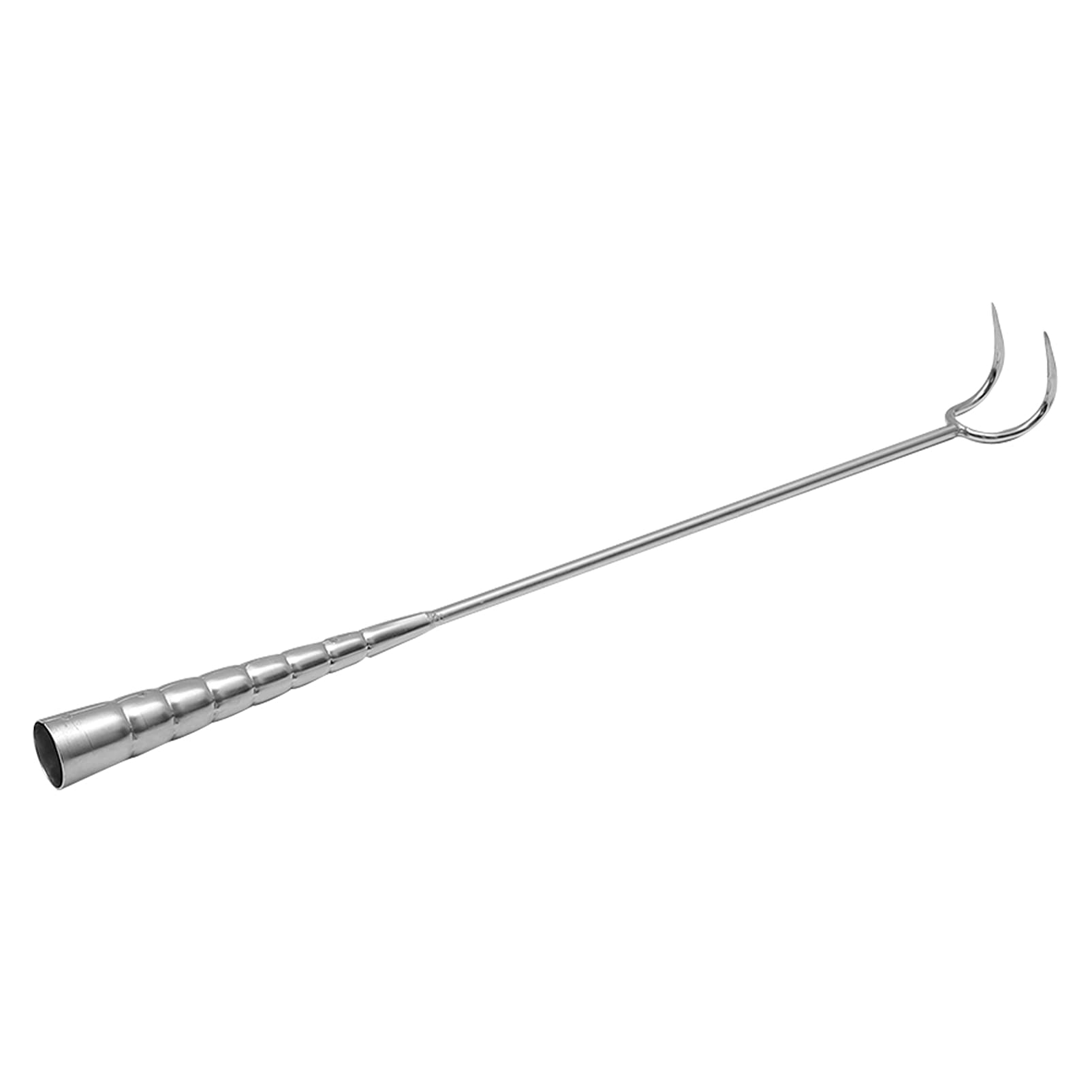 Cabilock Food Flipper Turner Hook Stainless Steel Grilling Meat Hook Small Barbecue Cooking Turners for Turning Bacon Steak Meat Vegetables Sausage Fish and More 1