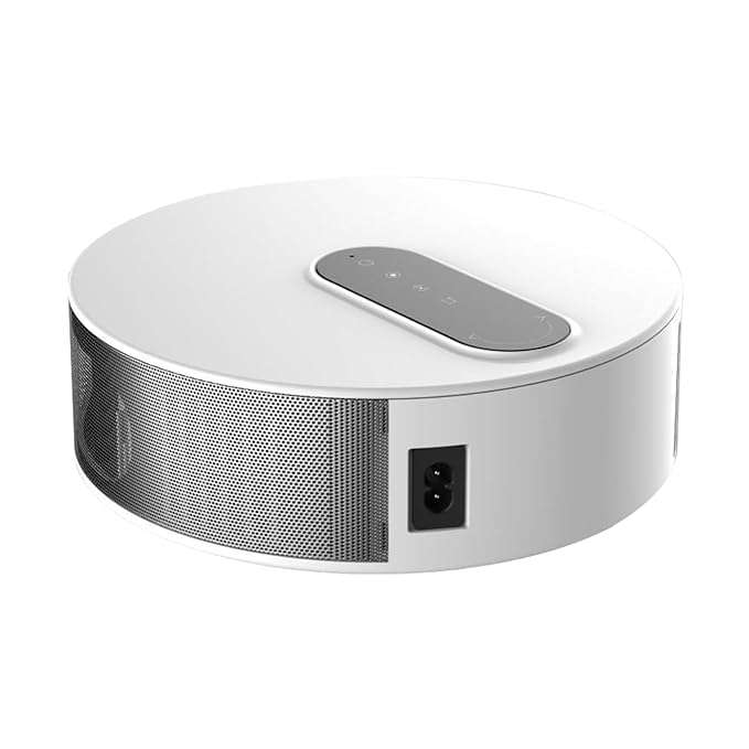 Play Android 9 New Launched 2024-P2 Full HD 1080P Touch Sensor Smart LED Display 4D Keystone with Efficient WiFi Mirroring with Inbuilt Speaker 5500lm, Electric Remote Focusing Projector 5