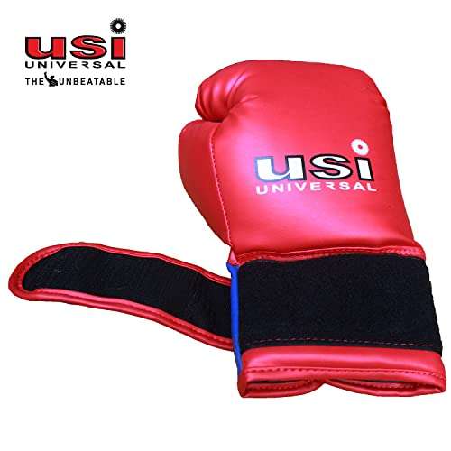 USI UNIVERSAL THE UNBEATABLE Kids Boxing Gloves, 612BV Bouncer Junior Training Mitt For Kickboxing, Punching Bag, Focus Pads, Sparring & Muay Thai mma, Thai Pad, Punching Gloves (Size L/XL) 5