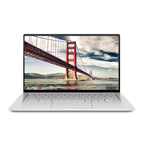 ASUS Chromebook Flip C434 2-In-1 Laptop, 14" Full HD Touchscreen 4-Way NanoEdge, Intel Core M3-8100Y Processor, 4GB RAM, 64GB eMMC Storage, All-Metal Body, Backlit KB, Chrome OS- C434TA-DSM4T, Silver 2