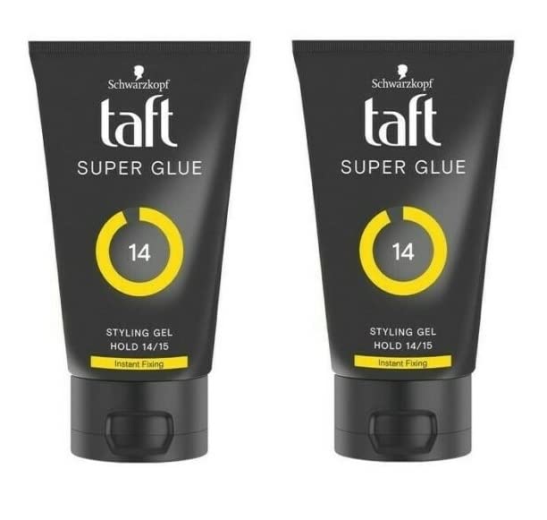 Schwarzkopf Taft Power Gel Super Glue 14 Hold 150ml x 2 Gel