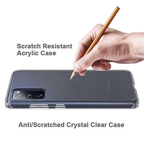 Sucnakp for Galaxy S20 FE Case Samsung S20 FE Case Premium Clear Back Panel + TPU Bumper Cover for Samsung Galaxy S20 Fan Edition 5G（YKL Clear） 3