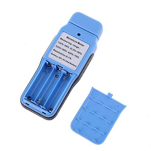 Pinhaijing Wood Moisture Meter Humidity Tester Timber Damp Bamboo Paper Detector 2%~70% 5