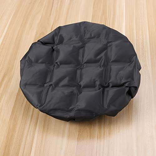 Healifty Thermal Hair Heat Heated Gel Microwavable Micro Hair Hair Thermal for Hair Styling (Black) 3