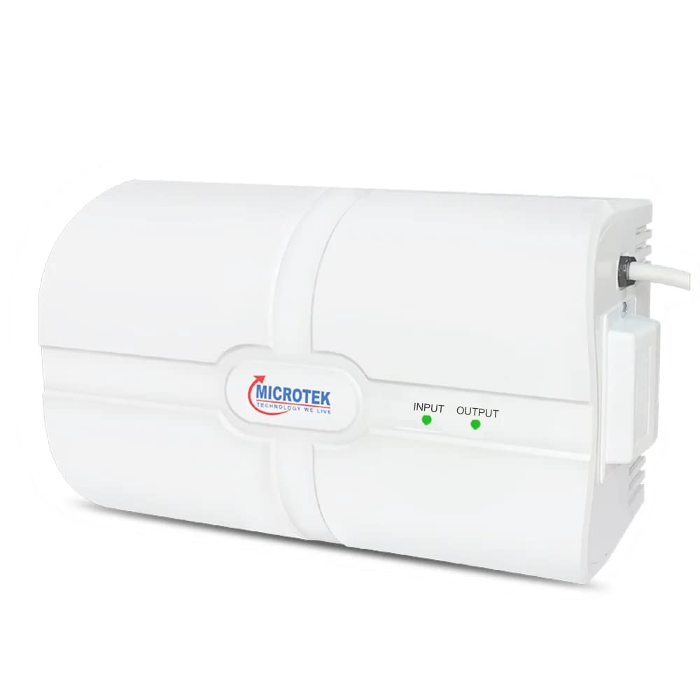 Microtek EM4170+ LED Display Wall Mounted Automatic Voltage Stabilizer for AC up to 1.5 Ton Working Power 170V-270V (White) with 3 Year Warranty 2