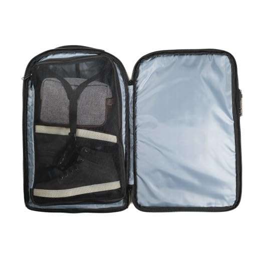 Flexosac 22” Carry On Wheeled Travel Backpack, Fits Up to 17.6” Laptop, Black 3