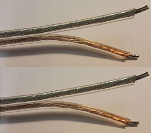 iecables Pair of Gold Plated Metal RCA (Phono) Red/Black Connectors to Open 16 awg Speaker Wire Leads (Heavy Duty 16 Gauge Perfect for Amplifiers and Subwoofers) 10 Feet 3