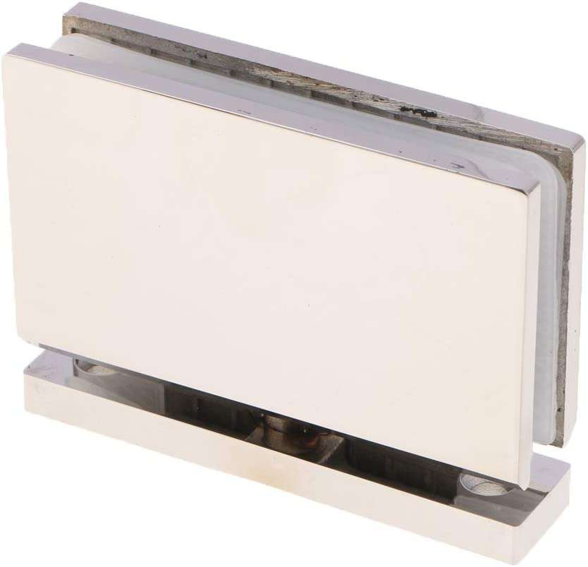 Glass Door Hinge,Bathroom Door Hinge,Bathroom Clamp Clip,2Pcs 100Heavy Duty Frameless Glass Shower Doors Hinge Replacement Parts Hinges 5