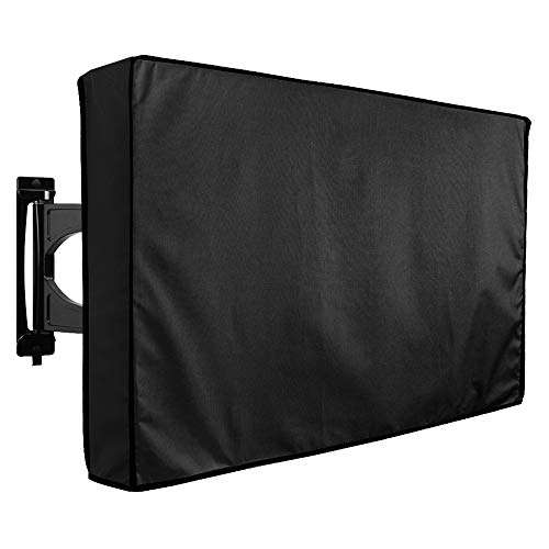Outdoor TV Cover, Waterproof and Dustproof, Black, Size 60” - 70” 1