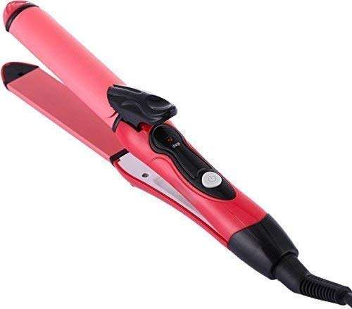 VARNI FASHION 2-in-1 Ceramic Plate Essential Combo Beauty Set of Hair Straightener and Curler for Women 1