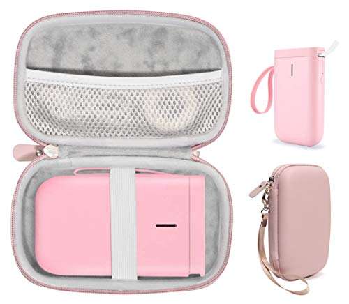 GETGEAR Portable Label Printer Case for Label Maker Machine NiiMbot D11 2020 Portable Wireless Connection Label Printer, mesh Pocket for Label Tape and Charge Cord 1