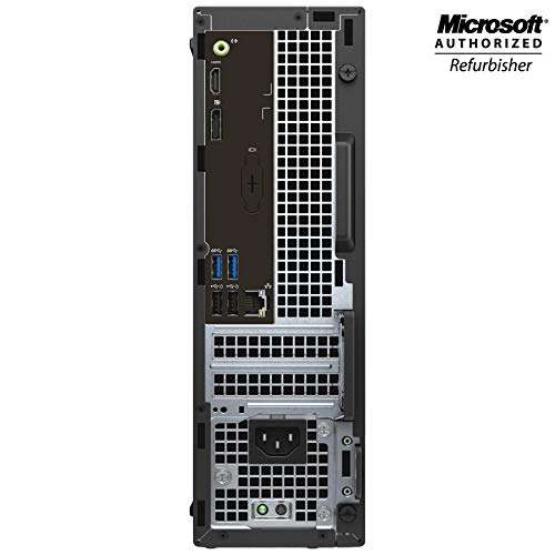 Dell Optiplex 3040 Small Desktop Computer - Quad Core Intel i5 6th Gen, 16GB RAM, 512GB SSD, HDMI, New Keyboard, Mouse, WiFi, Windows 10 Professional(Renewed) 3